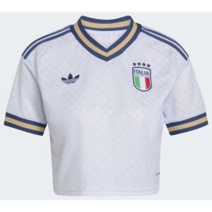 adidas Italien 26 Cropped udebanetrøje, størrelse XX-Small