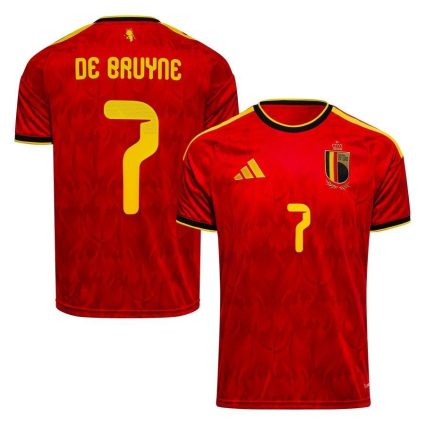 Belgien Hjemmebanetrøje VM 2026 DE BRUYNE 7 - adidas, størrelse X-Small