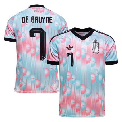 Belgien Udebanetrøje VM 2026 DE BRUYNE 7 - adidas, størrelse X-Small