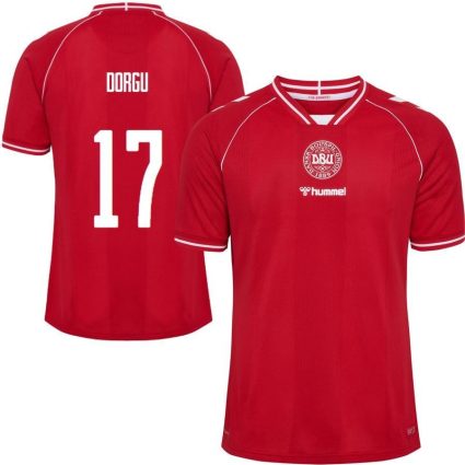 Danmark Hjemmebanetrøje 2026/27 Pro PLAYER EDITION DORGU 17 - Hummel, størrelse Small