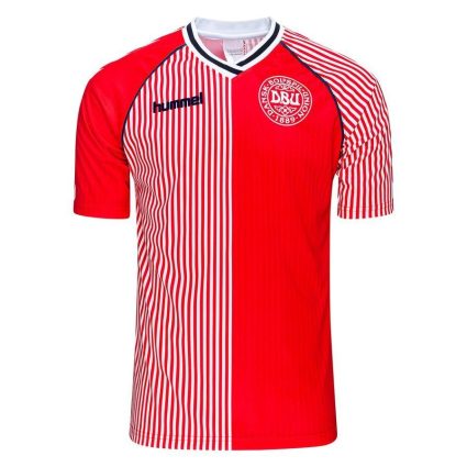 Danmark Hjemmebanetrøje VM 1986 LIMITED EDITION - Hummel, størrelse Small