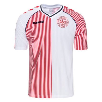 Danmark Udebanetrøje VM 1986 LIMITED EDITION - Hummel, størrelse X-Small