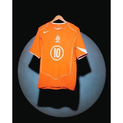 Holland Hjemmebanetrøje EURO 2004 V. NISTELROOY 10 Reissue