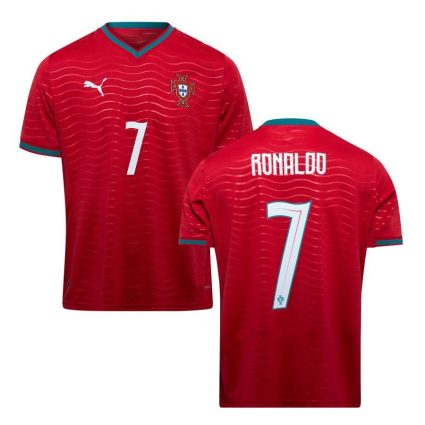 Portugal Hjemmebanetrøje VM 2026 RONALDO 7 - PUMA, størrelse Small