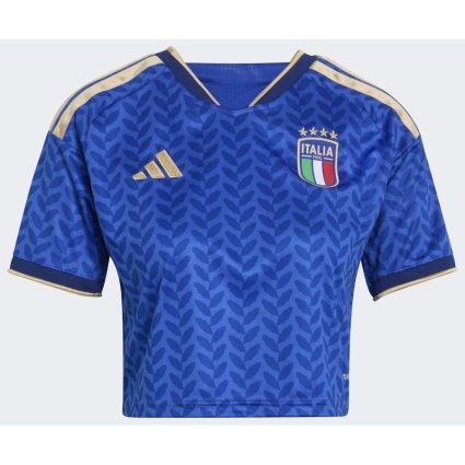 adidas Italien 26 Cropped hjemmebanetrøje, størrelse Small